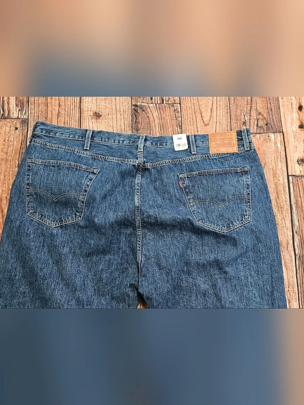 Levi’s 501 Original Fit Straight Leg Jeans Button Fly Men’s Size 52x32 NWT